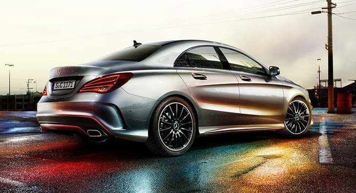 Mercedes CLA compact saloon photo gallery